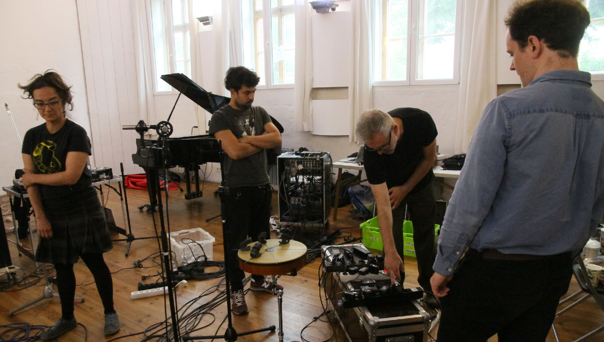 2019-07-08 Ame Zek's 'Unfinished sense of time' im Studio Börne45